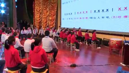 湘文艺版六年级《打麦号子》获奖课堂实录-湖南音乐课堂教学评比