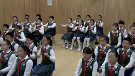 苏教版六年级音乐简谱《来和我划船》演唱课教学视频