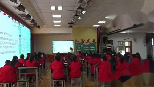 ��Yestarday I went to Sam and Amy��s school��һ�Ƚ���ѧ��Ƶ-���а����꼶�²�-�м�СѧӢ�����ʿ�չ��