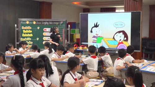 《Does Lingling like oranges》优秀教学视频-外研版三年级英语下册-执教林老师 – 三年级英语优质课公开课示范观摩研讨课视频