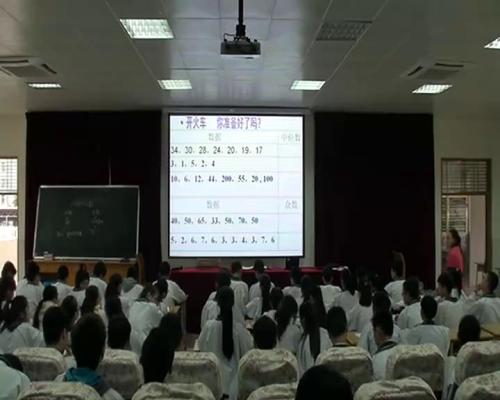 《中位数与众数》优秀教学视频-北师大版八年级数学上册-执教陈老师 – 八年级数学优质课公开课示范观摩研讨课视频