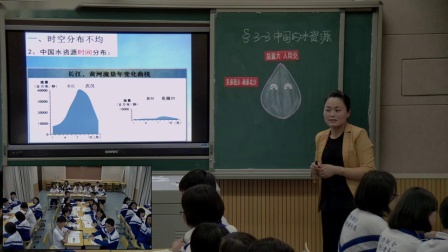 湘教版八年级地理《中国的水资源》获奖课堂实录-执教黄老师