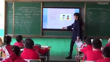 人教版五年级英语下册《When is EAster》第二课时教学视频-执教李老师