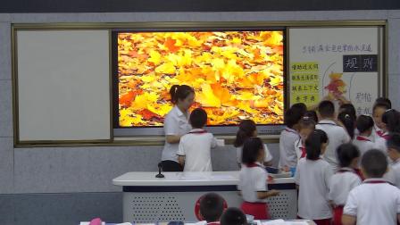 《铺满金色巴掌的水泥道》优秀公开课视频-部编版三年级语文上册-教学能手刘老师 – 三年级语文优质课公开课示范观摩研讨课视频