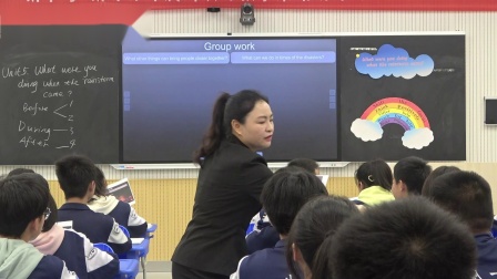 《What were you doing when the rainstorm came》优秀教学视频-人教版八年级英语下册 – 八年级英语优质课公开课示范观摩研讨课视频