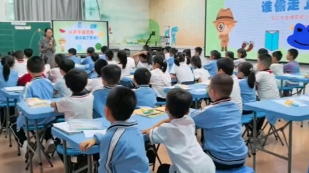 《认识平面图形》教研公开课教学视频-人教版二年级数学下册 – 二年级数学优质课公开课示范观摩研讨课视频