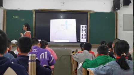 《尺规作图-用圆设计图案》优秀教学视频-人教版六年级数学上册 – 六年级数学优质课公开课示范观摩研讨课视频