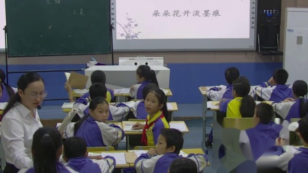 《墨梅》研究课教学视频-部编版四年级语文下册-教学能手黄老师 – 四年级语文优质课公开课示范观摩研讨课视频