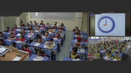 《认识时间》优秀课堂实录-人教版二年级数学下册 – 二年级数学优质课公开课示范观摩研讨课视频
