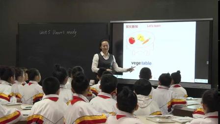 《Dinner’s ready》第一课时优质课视频-人教版四年级英语上册 – 四年级英语优质课公开课示范观摩研讨课视频