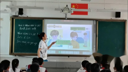 《What time is it》第二课时教学视频-人教版四年级英语上册 – 四年级英语优质课公开课示范观摩研讨课视频