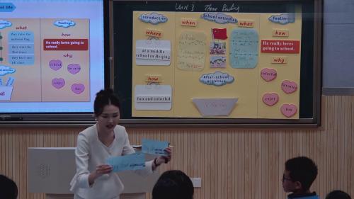 仁爱版七年级英语上册《Unit3 Our Colorful School Life Theme Reading》执教老师：李爽 – 七年级英语优质课公开课示范观摩研讨课视频