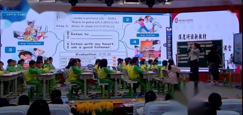 ��Unit7 Be a good listener Period4���̿ư�����Ӣ��½̲��¿��á� �ںϻ������ֿ���Ƶ-��Ө