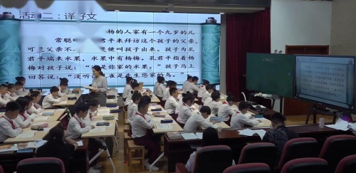 《杨氏之子》部编版四年级下册语文2024青年教师赛课视频 – 副本 – 四年级语文优质课公开课示范观摩研讨课视频