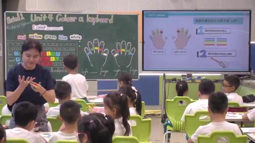��Unit4 Colour a keyboard Period1 ���̿ư��������������µĵ�Ԫ�������չʾ��������Ƶ