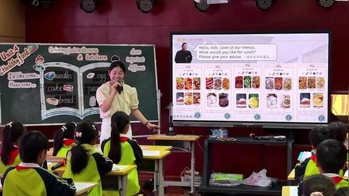 ��Unit4 Healthy Food Part A Let��s learn�����˽�����Ӣ��չʾ����Ƶ